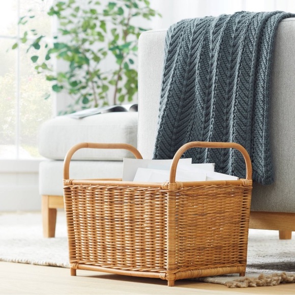 Studio McGee Other - NWT Studio McGee Wicker Magazine Holder